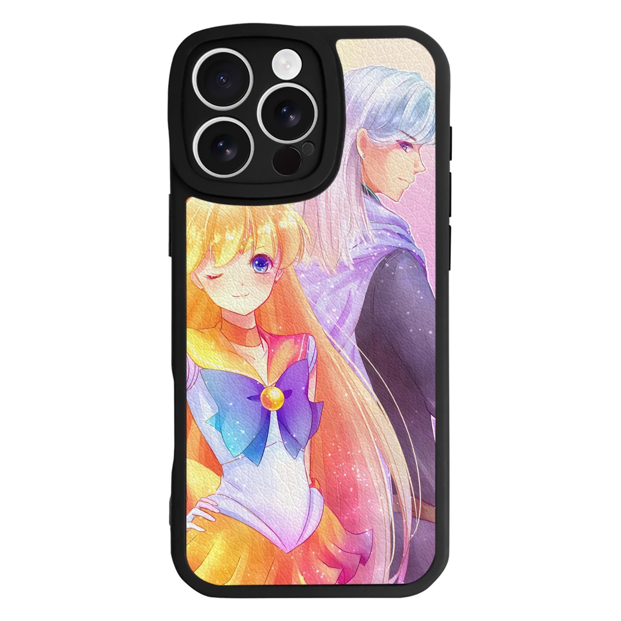 （画像用） 美少女戦士セーラームーン Sailor Moon 【iPhone 16シリーズ対応】シリコンスマホケース（レザー調） 材質：シリコン